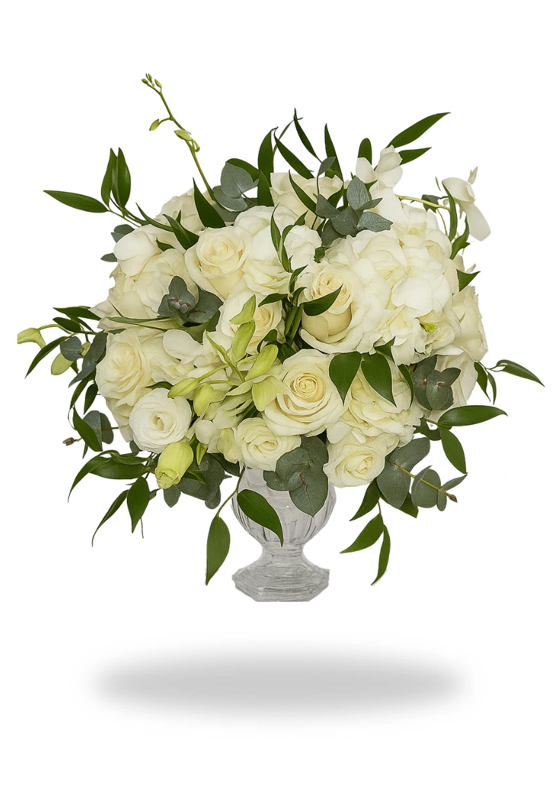 Elegant White Centerpiece